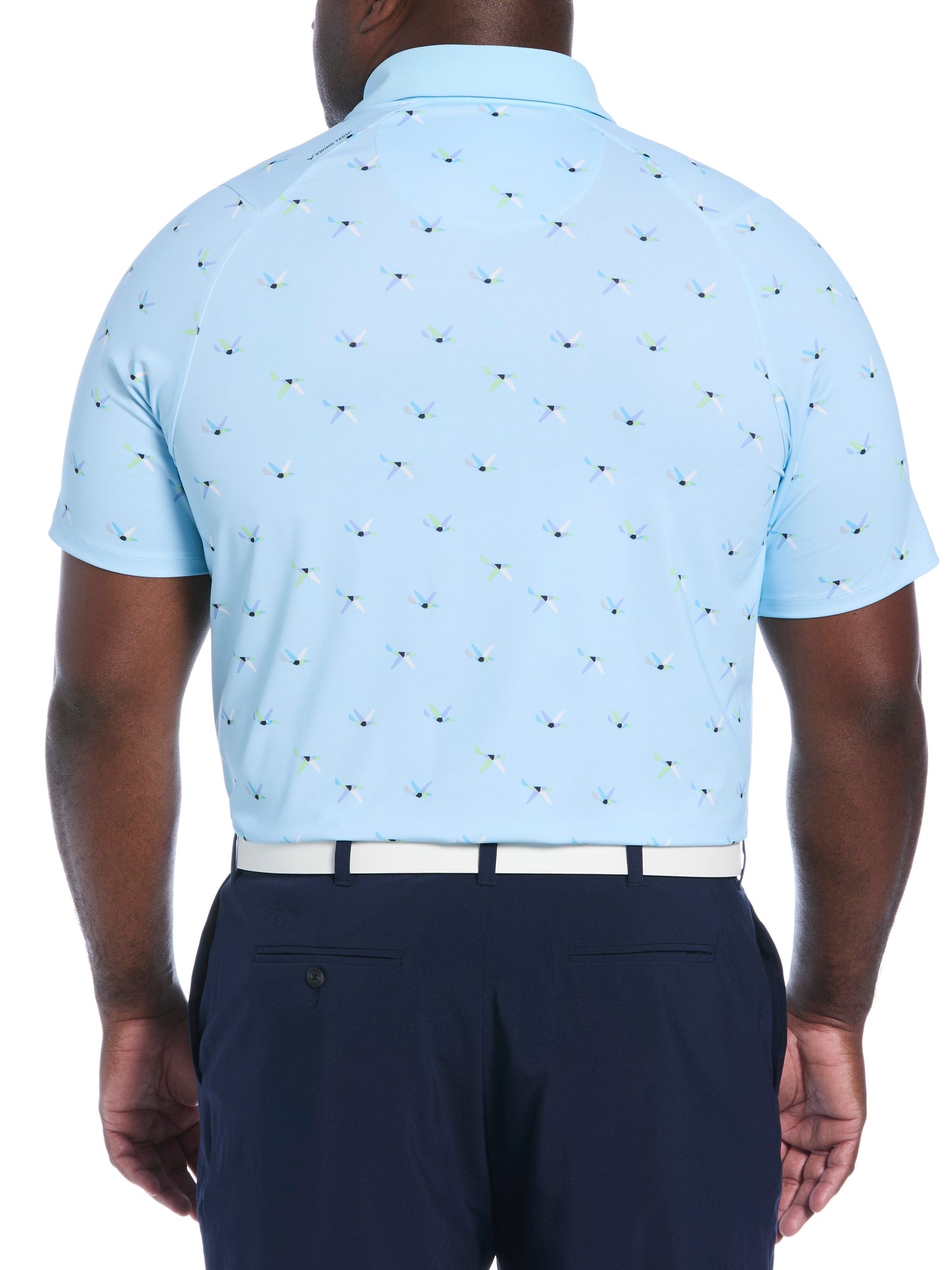 Big & Tall All Over Birdie Print Polo