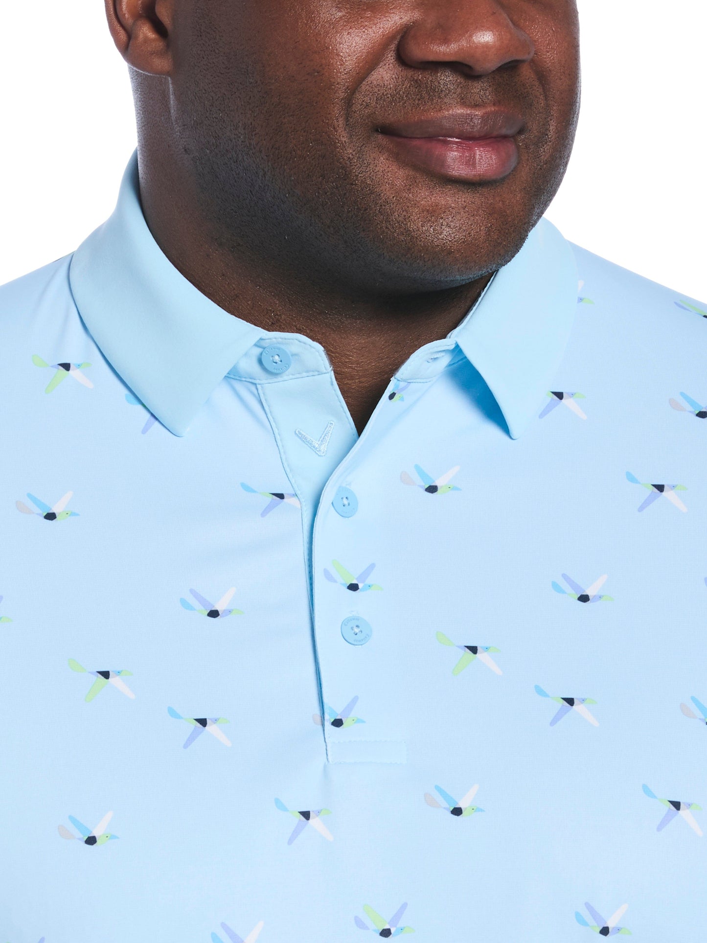 Big & Tall All Over Birdie Print Polo