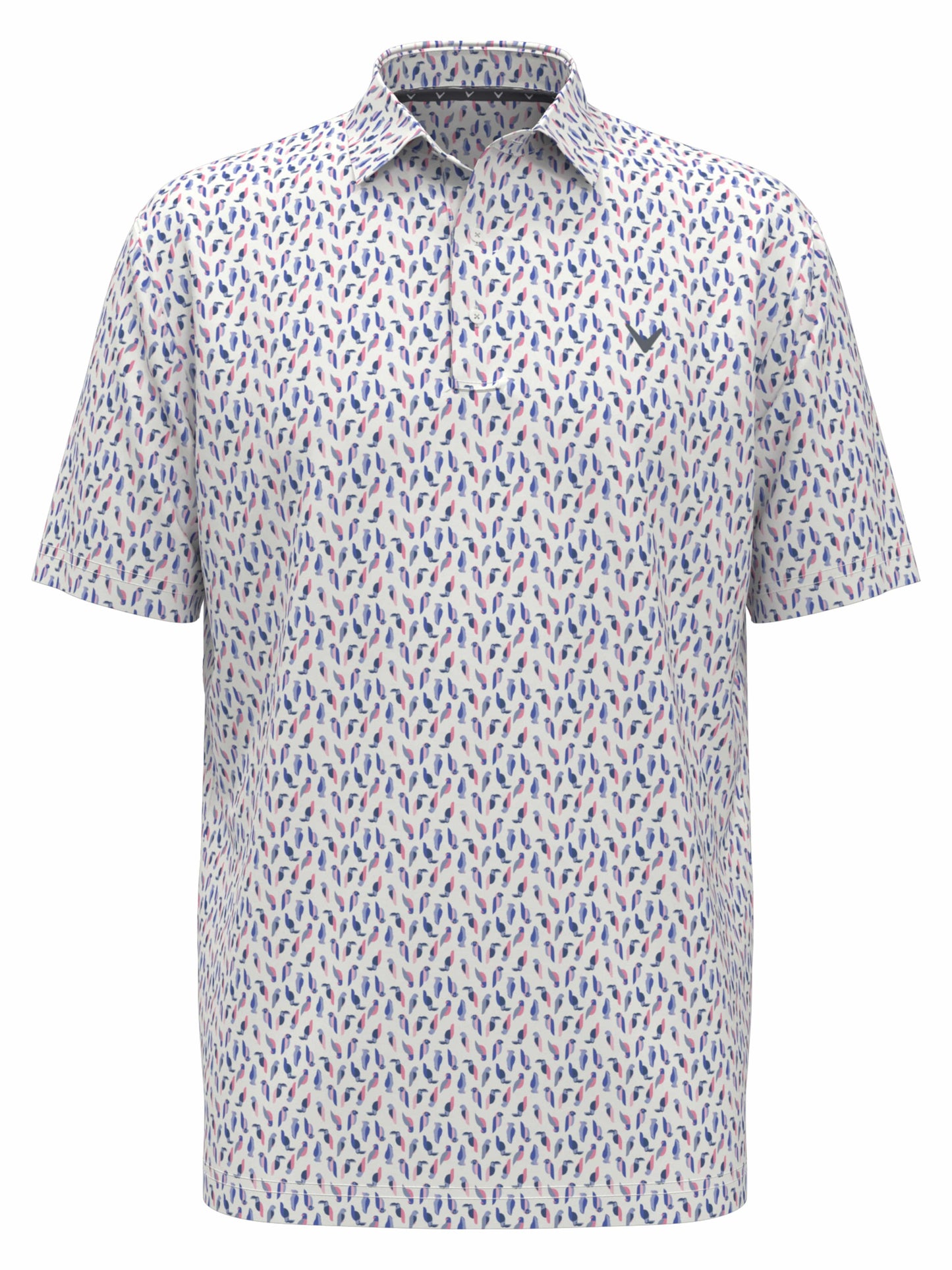 Big & Tall Day All Over Birdie Print Polo