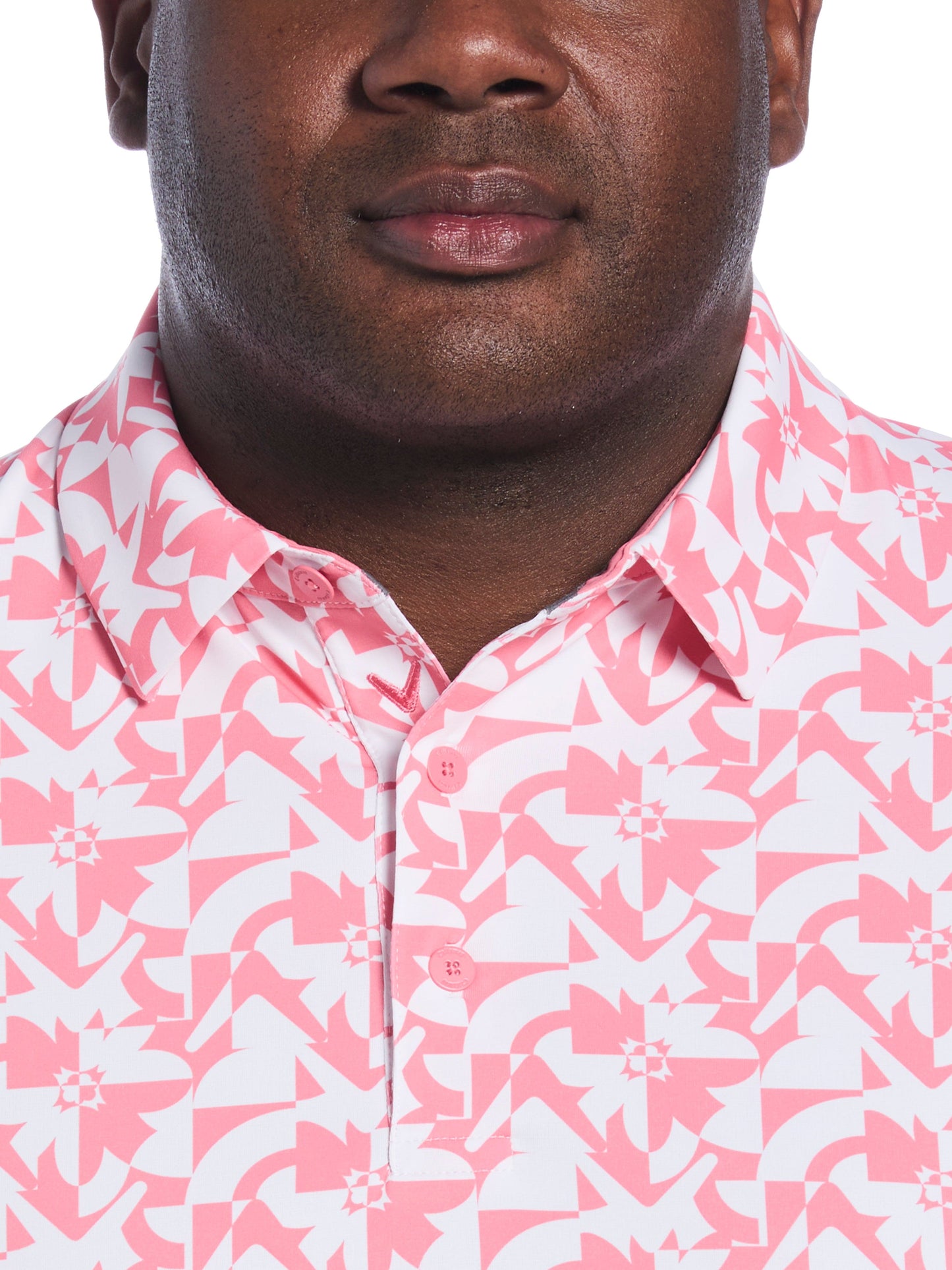 Big & Tall Layered Floral Print Polo