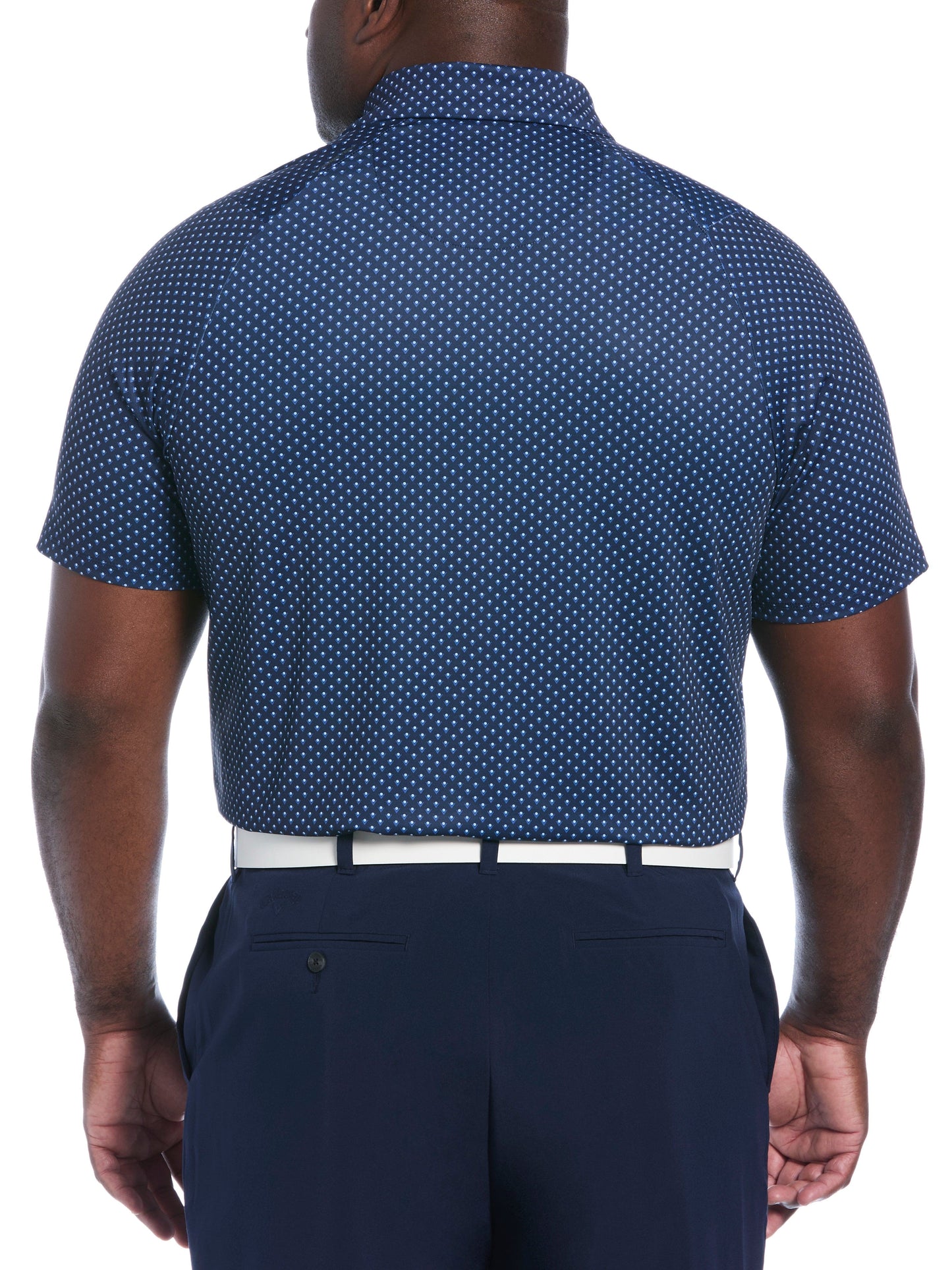 Big & Tall Trademark Chevron Print Polo