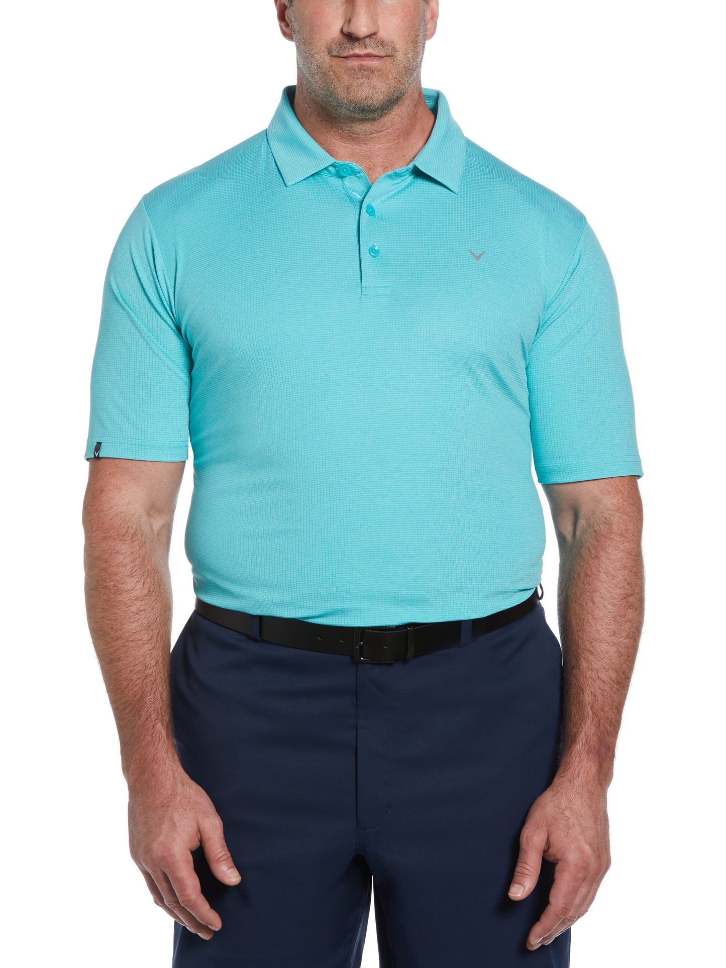 Big & Tall Ventilated Classic Jaquard Polo