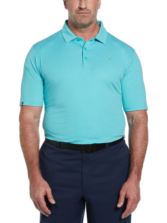 Big & Tall Ventilated Classic Jaquard Polo