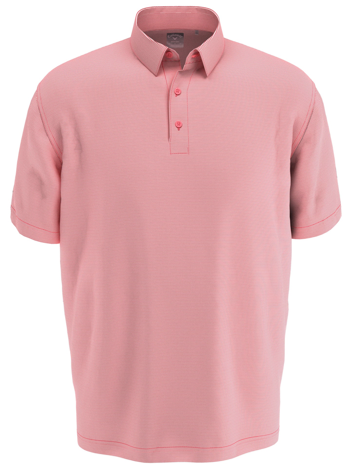 Mens Fine Line Stripe Golf Polo