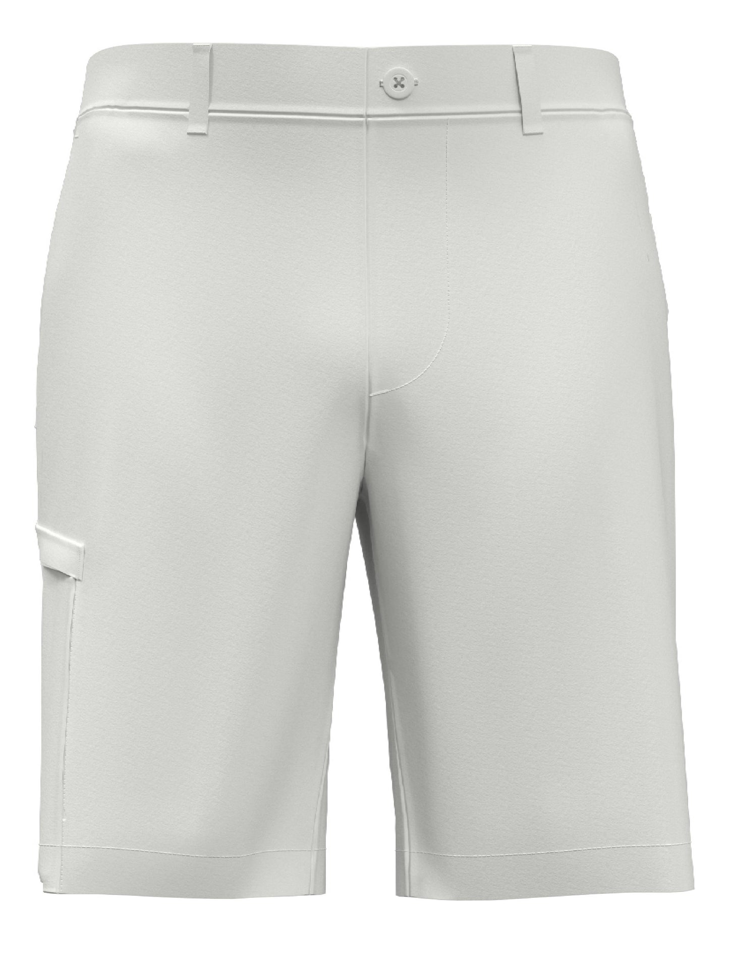 Mens Flat Front Solid Cargo Short