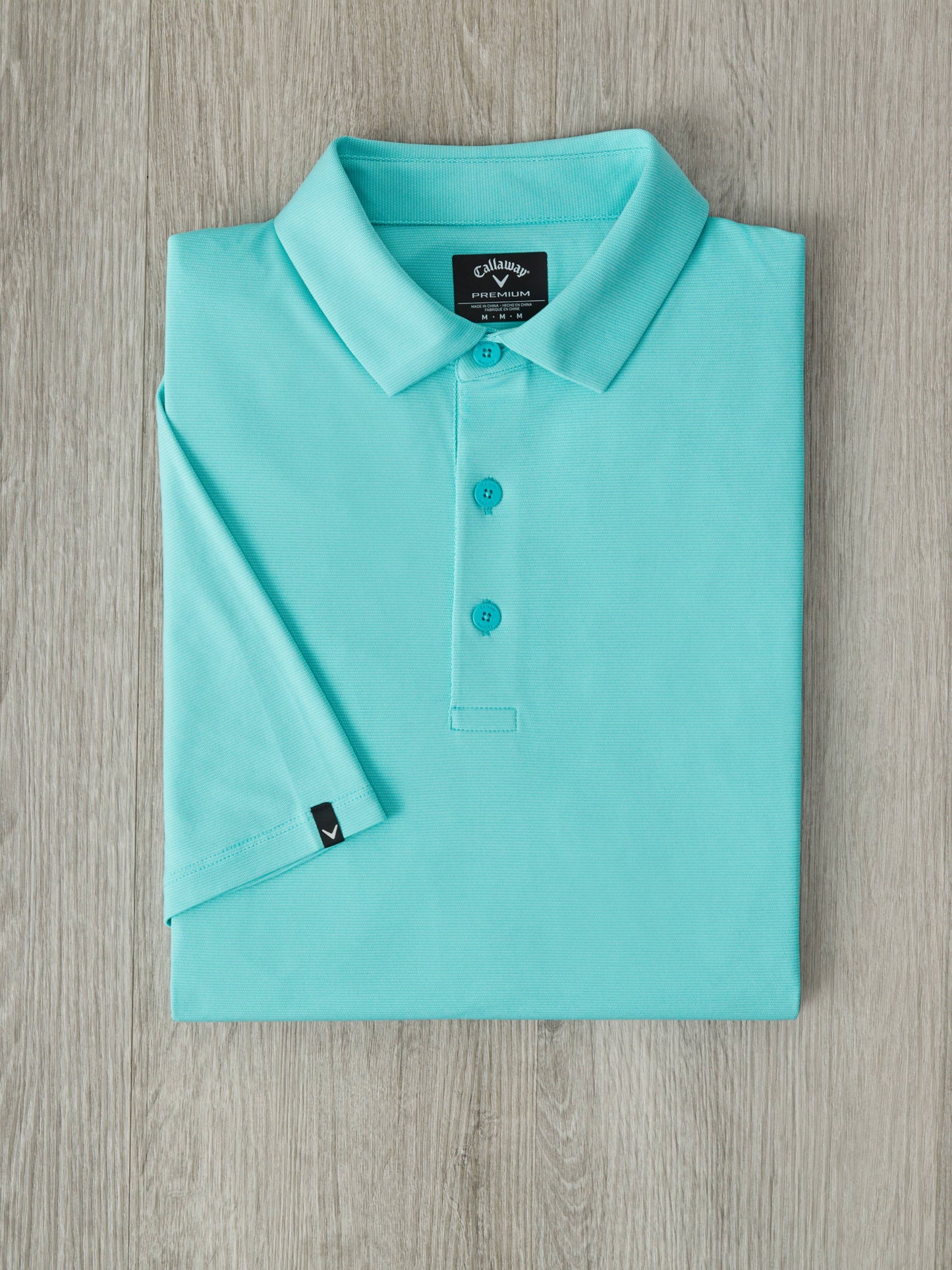 Mens Premium Jacquard Golf Polo