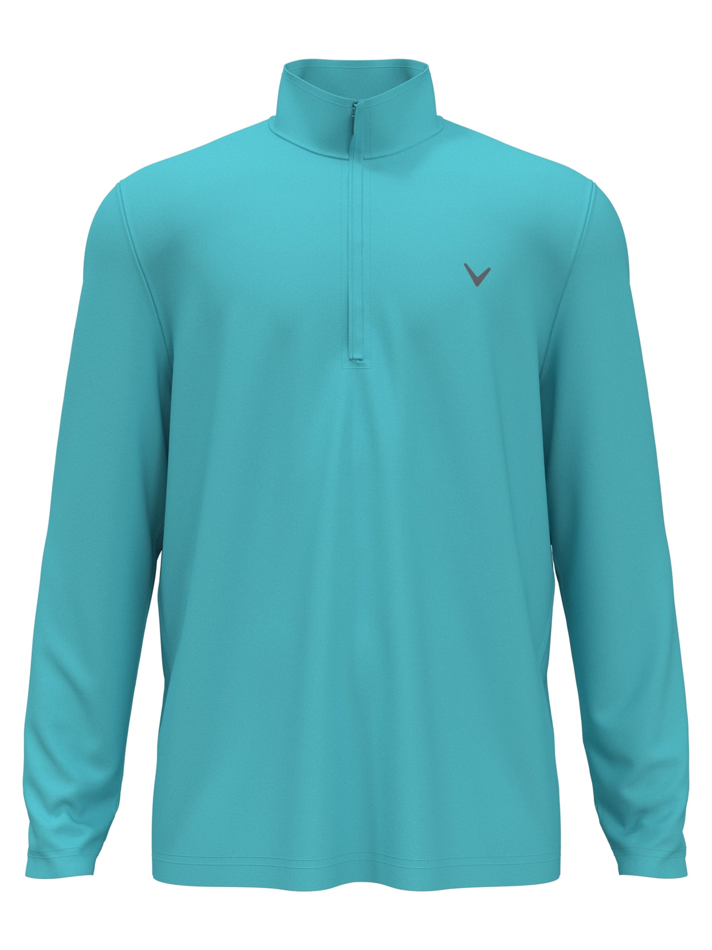 Mens Solid Sun 1/4 Zip Pullover