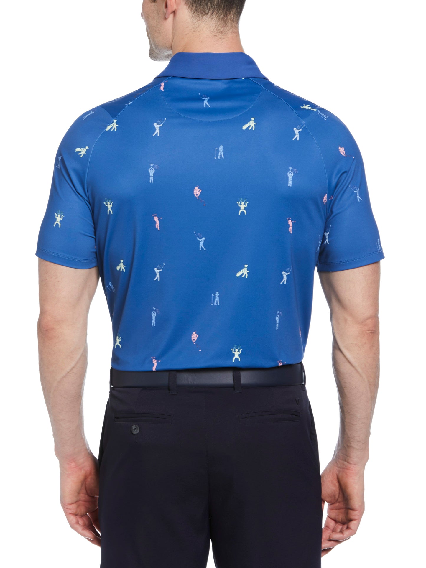 Mens Time Lapse Print Polo