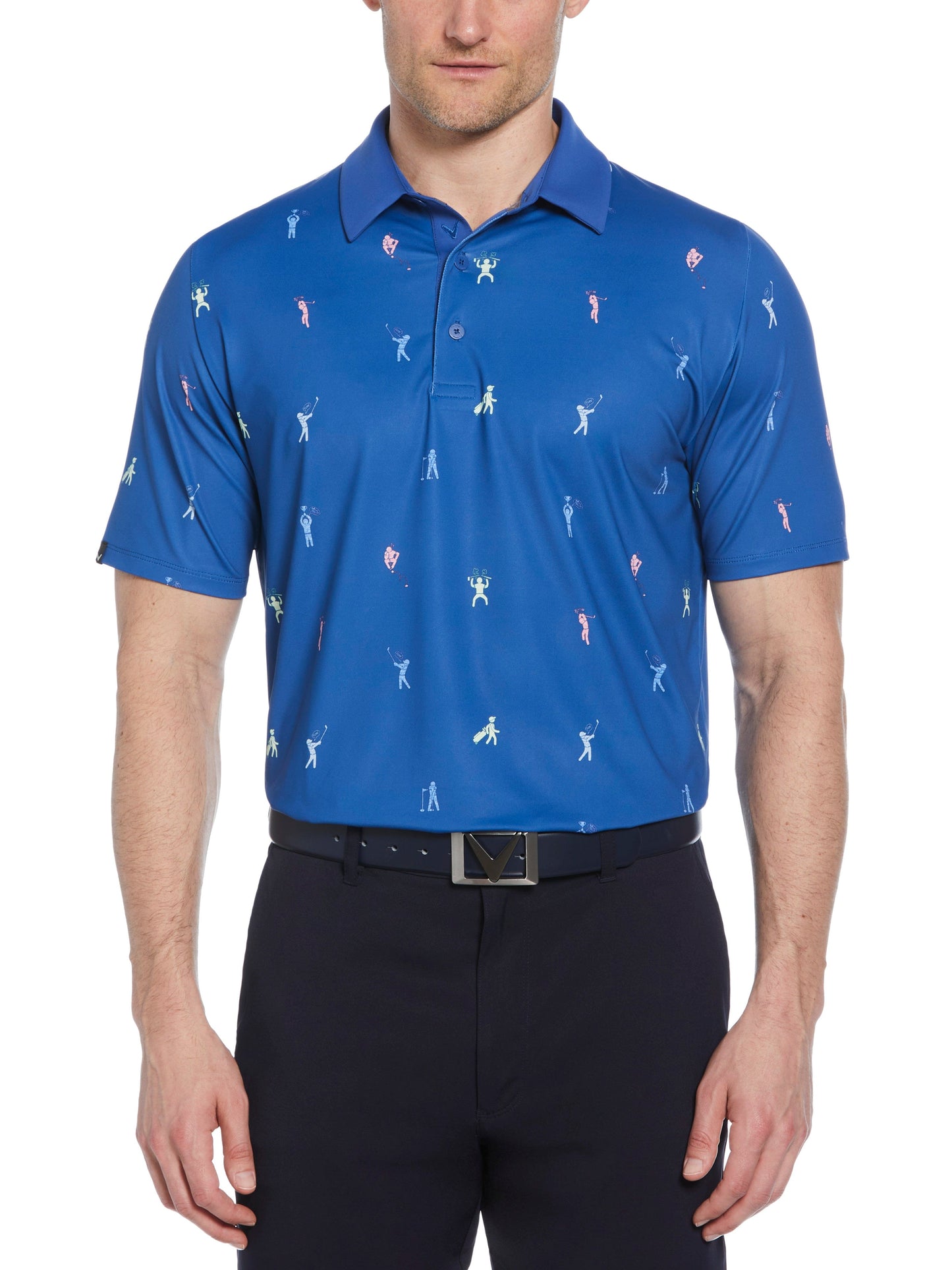 Mens Time Lapse Print Polo