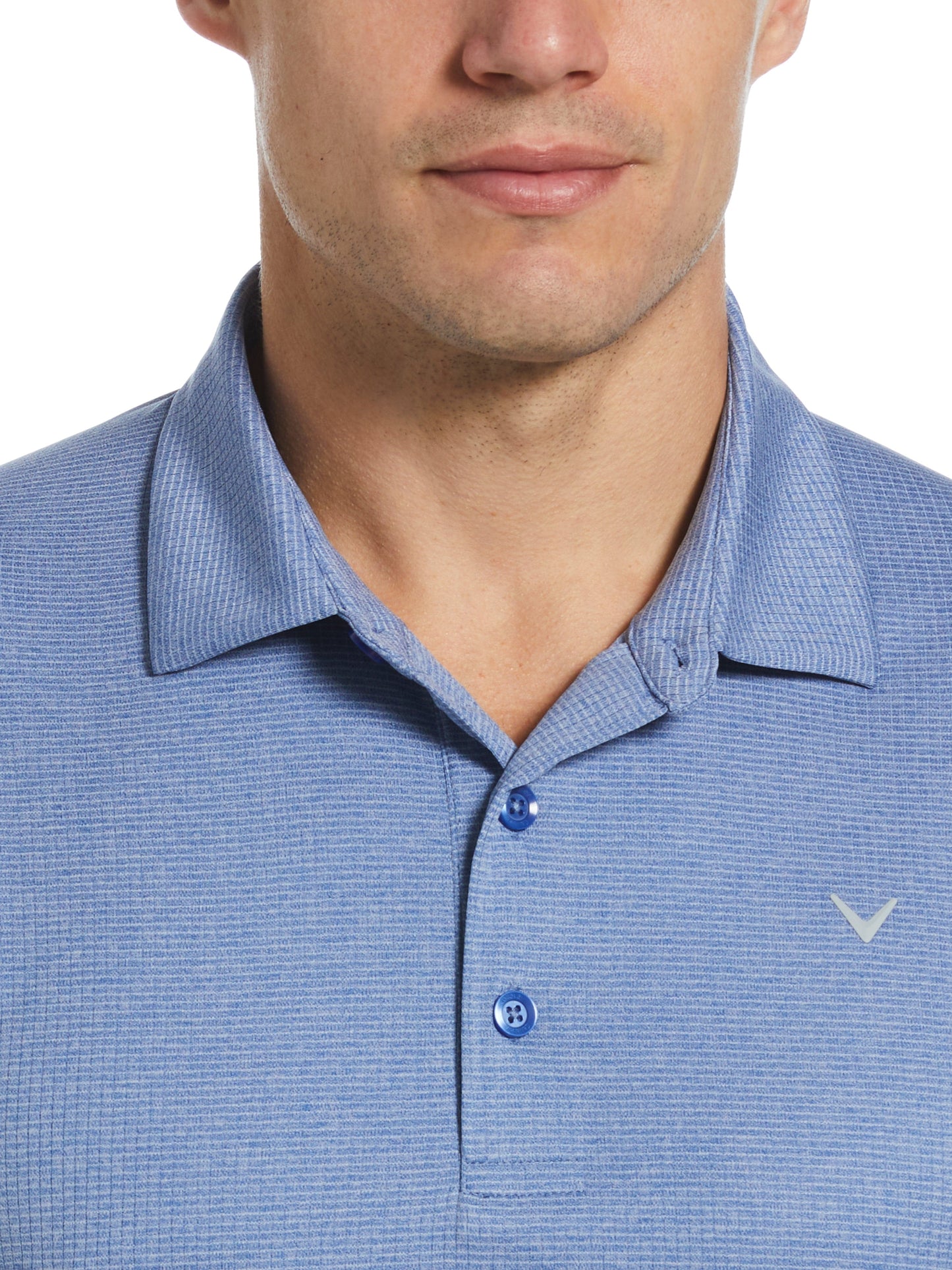 Mens Ventilated Classic Jaquard Polo