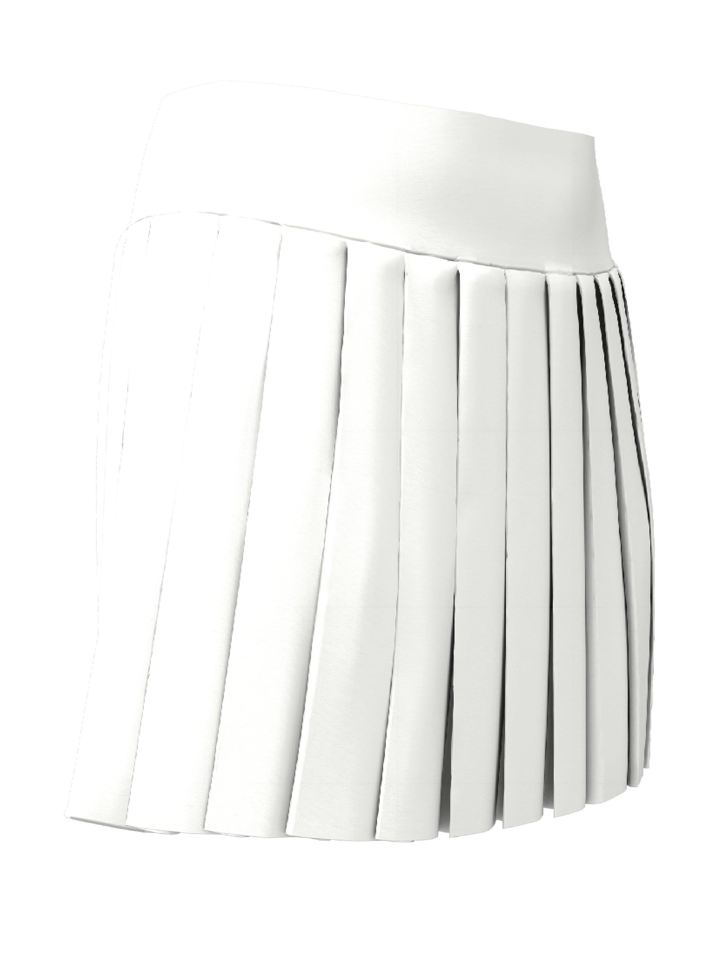 Womens High Waist Solid Skort