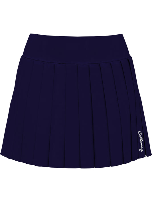 Womens High Waist Solid Skort